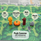 Pack of 145 Premium Resources for Caverna