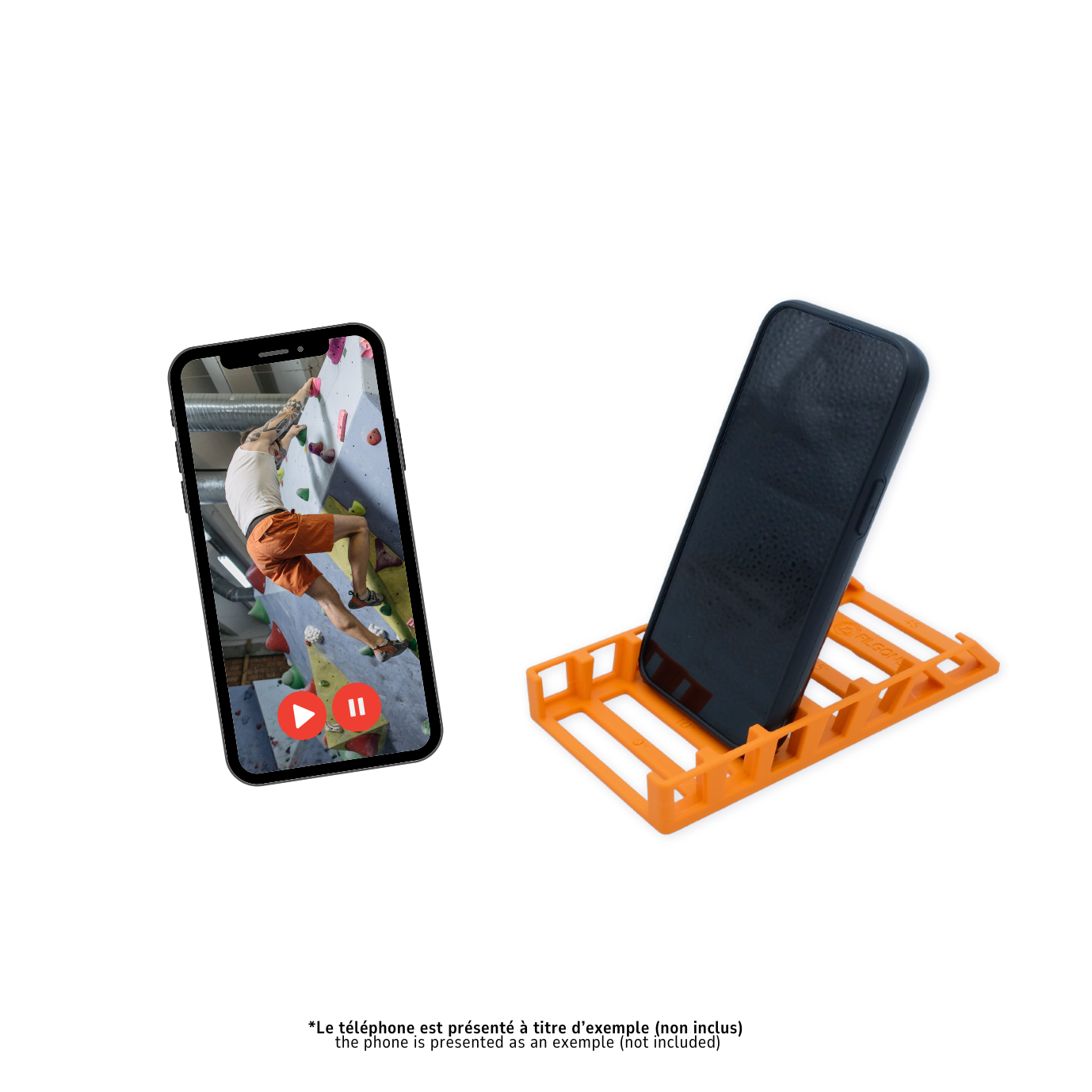 Support Téléphone Angles Extrêmes - 6 Inclinaisons