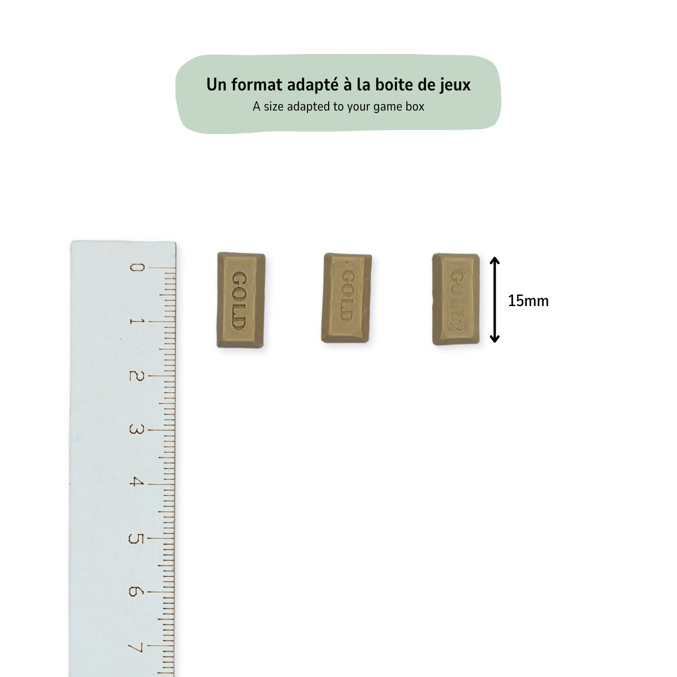 Ressources Lingots d'Or Premium (Pack de 12 à 36)