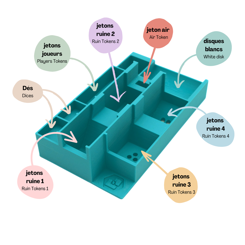 Insert pour Deep Sea Adventure (Jeu de base + Expansion Dice)