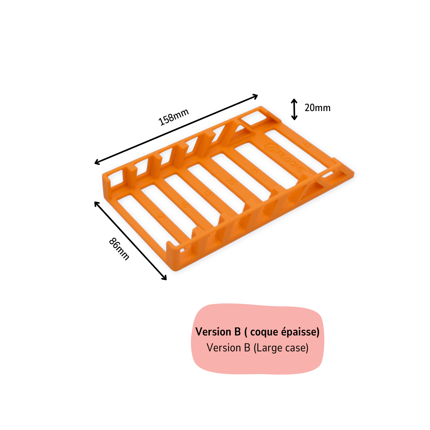 Support Téléphone Angles Extrêmes - 6 Inclinaisons