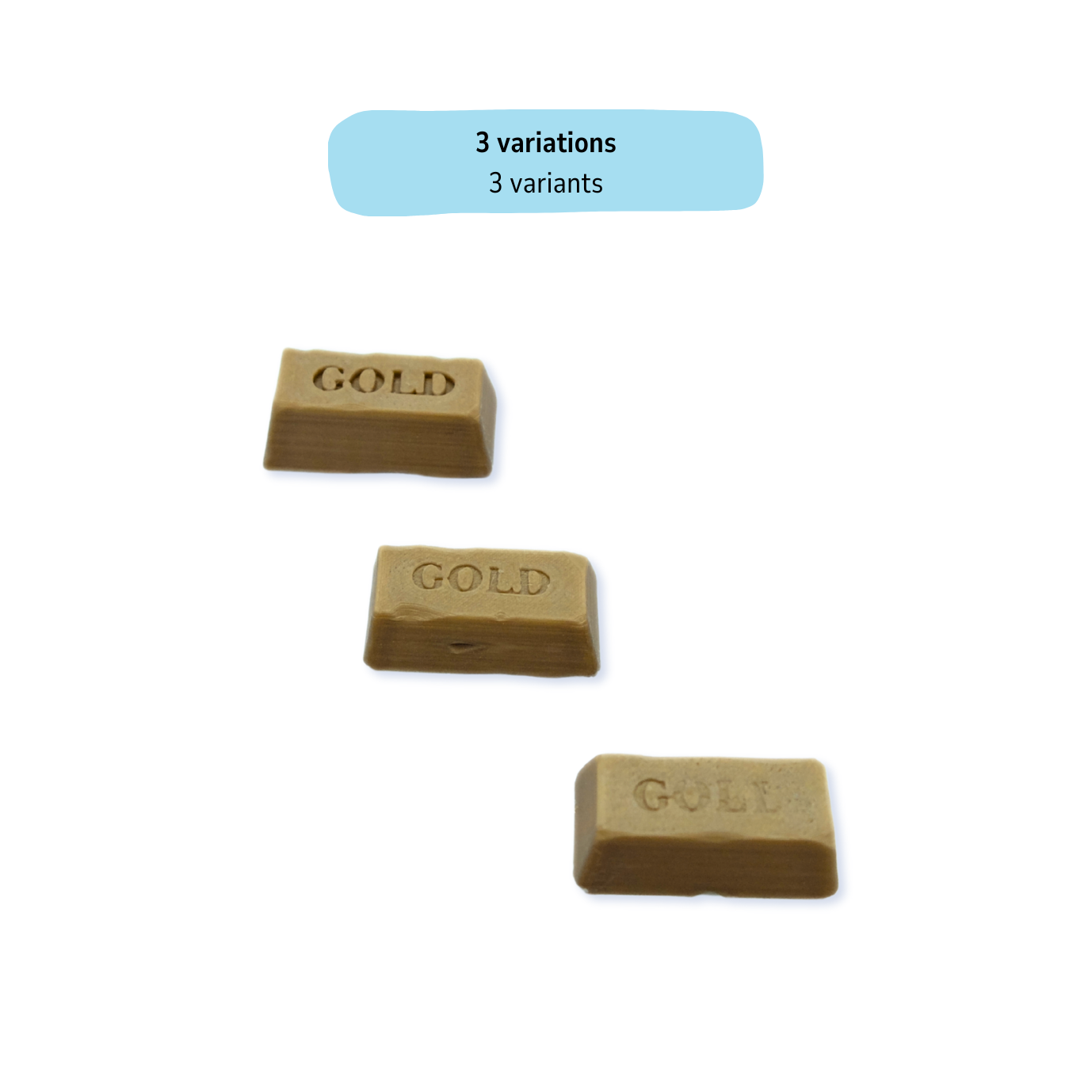 Ressources Lingots d'Or Premium (Pack de 12 à 36)