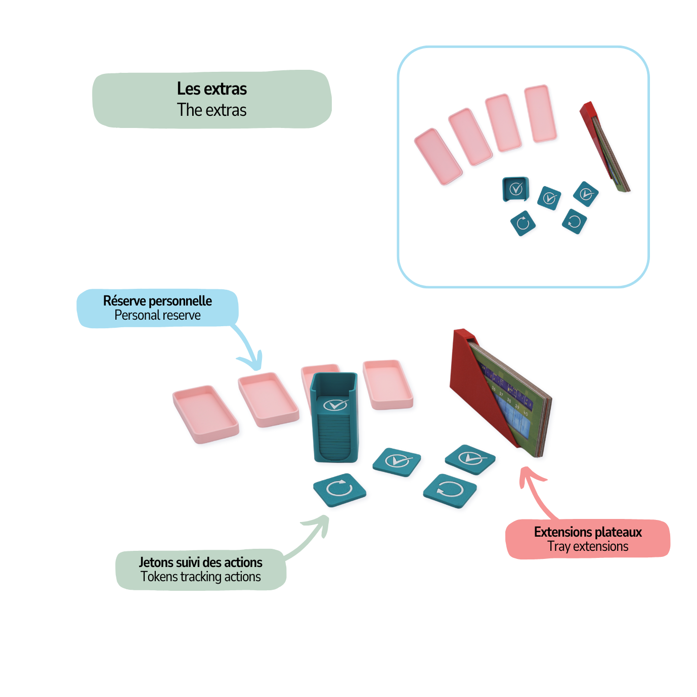 Insert de rangement pour Daybreak