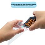 Coupelle avec bec verseur pour un rangement dans les sachets ou boîtes facilement.