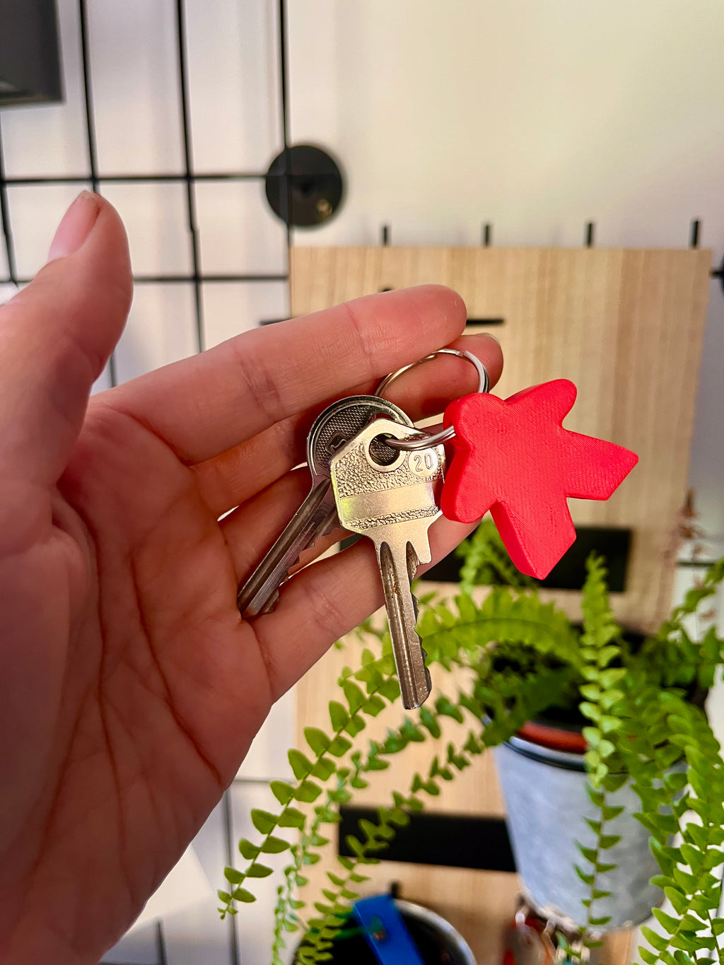 Porte-clés meeple