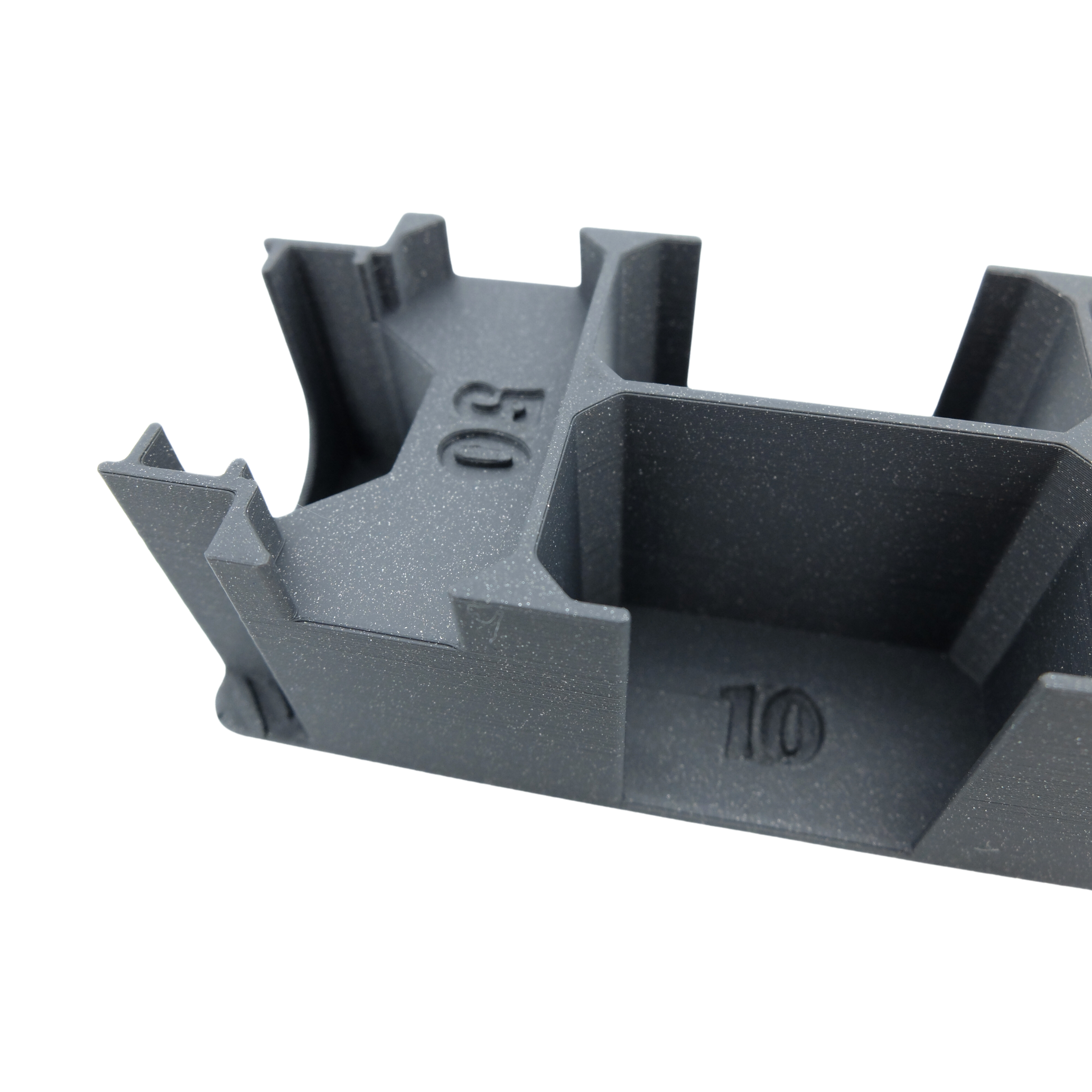 Des indications claires sur vos modules pour savoir ou ranger quoi dans votre insert - gain de temps.