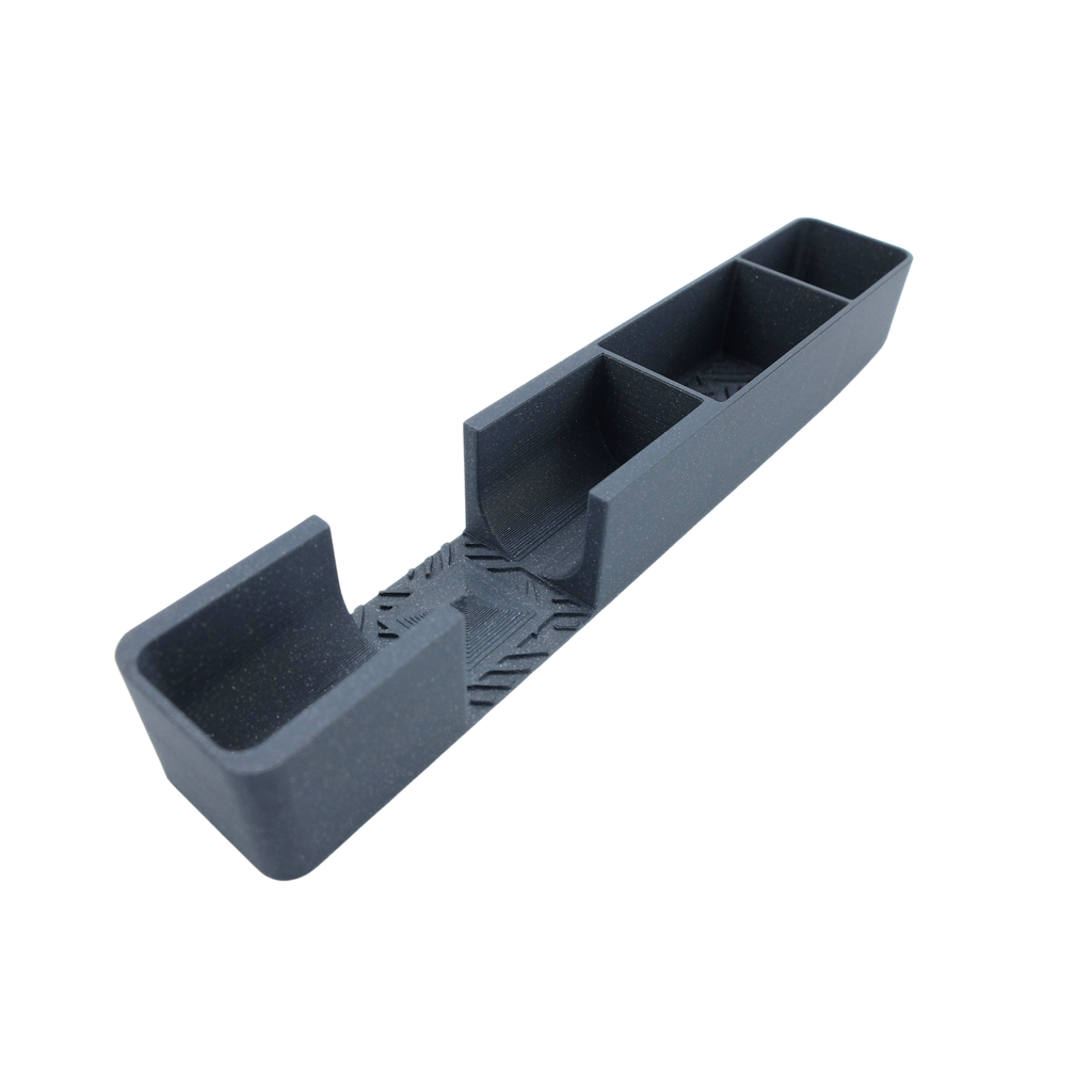 Chaque jeton ou sablier à sa place définie dans notre insert de rangement pour Galaxy Trucker.
