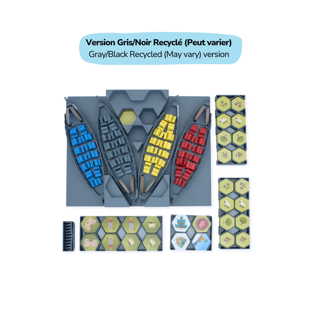 Version recyclé Gris/Noir de notre insert compatible Looot, plus économique et écologique!