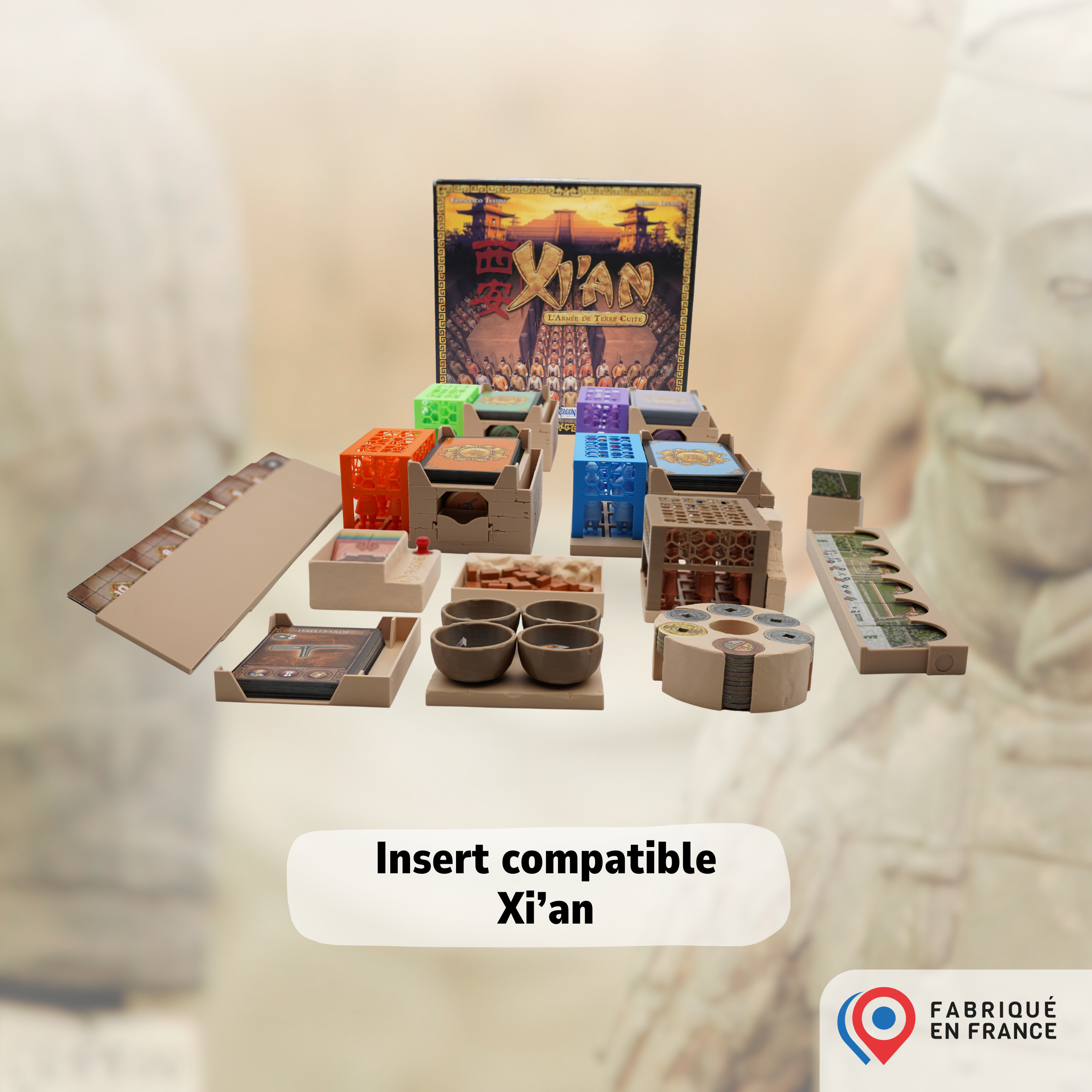 Insert de rangement 3D Filgone pour le jeu Xi'an.
