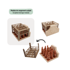Module 3D de rangement soldat terre cuite Xi'An jeu.